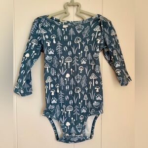 Little & Lively forest print onesie